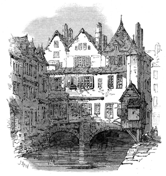 On the canal, Abbeville, 1871. Creator: Unknown.