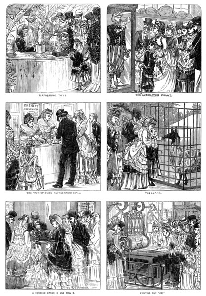 Sketches in the International Exhibition, 1871. Creator: Unknown.