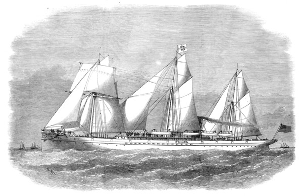 The screw steam-ship Viceroy for the Suez Canal traffic, 1871. Creator: Unknown.