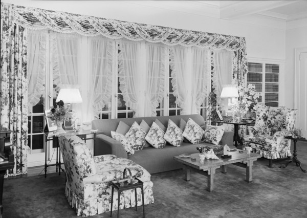 William S. Paley, residence in Manhasset, Long Island, New York, 1942. Creator: Gottscho-Schleisner, Inc.