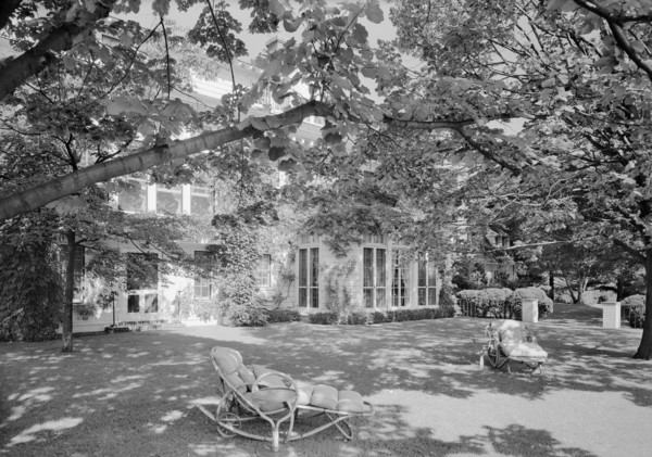 William S Paley, residence in Manhasset, Long Island, 1942. Creator: Gottscho-Schleisner, Inc.