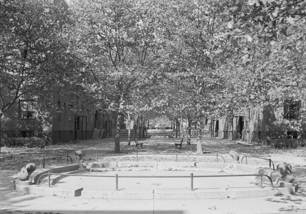 Harlem River Houses, 7th Ave. and 152nd St, 1951. Creator: Gottscho-Schleisner, Inc.