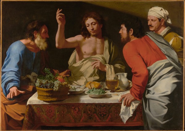 The Supper at Emmaus, about 1615-1625. Creator: Bartolomeo Cavarozzi.