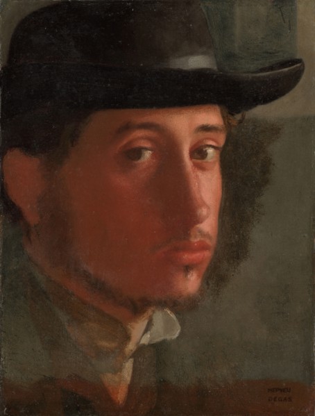 Self-Portrait, about 1857-1858. Creator: Edgar Degas.