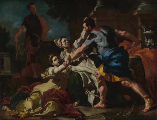 Death of Messalina, about 1704/1712. Creator: Francesco Solimena.