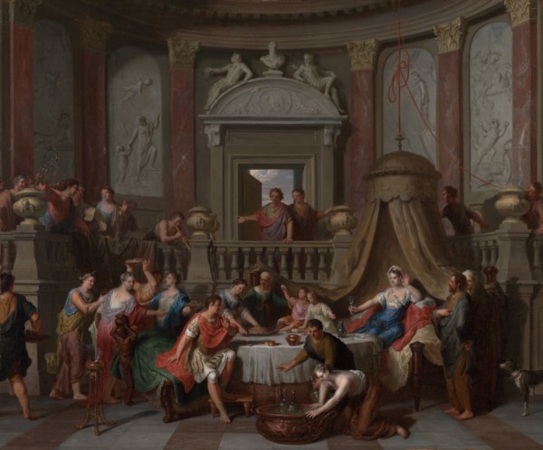The Banquet of Cleopatra, late 17th-early 18th century. Creator: Gerard Hoet.