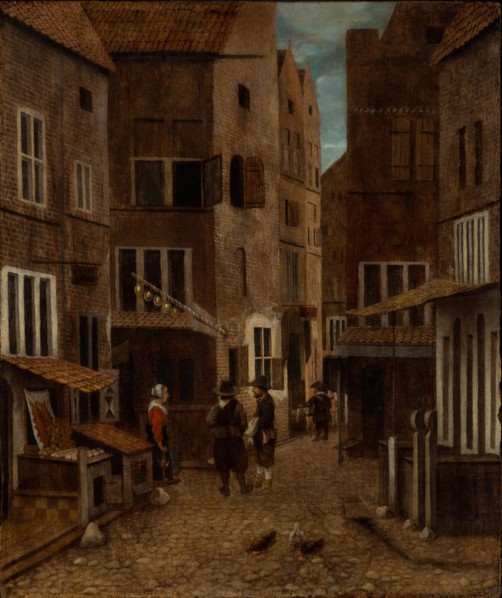 Street Scene, about 1654-1662. Creator: Jacobus Vrel.