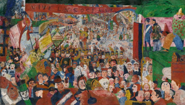 Christ's Entry into Brussels in 1889, 1888. Creator: James Ensor.