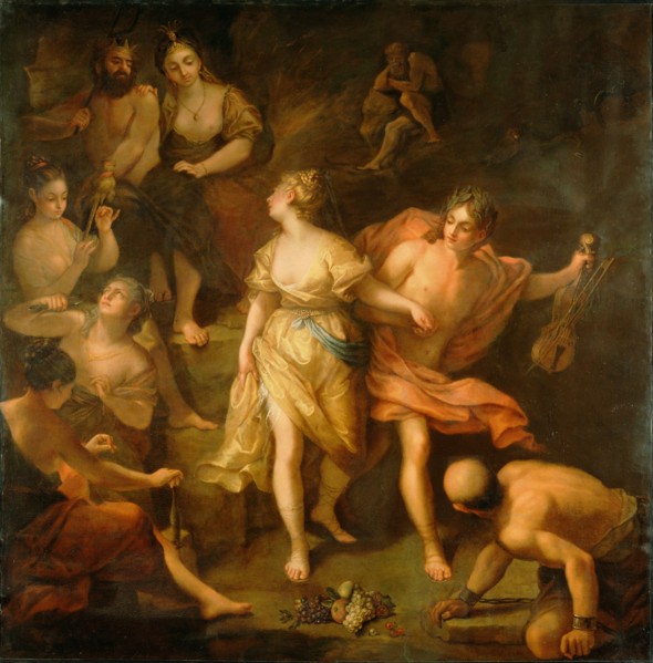 Orpheus and Eurydice, about 1709. Creator: Jean Raoux.