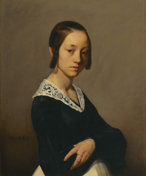 Portrait of Louise-Antoinette Feuardent, 1841. Creator: Jean Francois Millet.