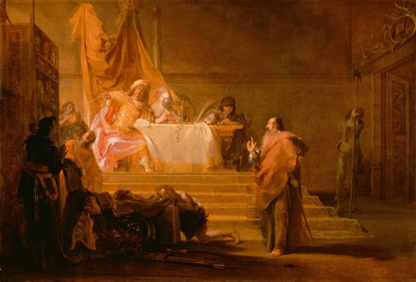 Solon before Croesus, about 1650-1652. Creator: Nikolaus Knüpfer.