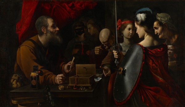 Achilles among the Daughters of Lycomedes, about 1625-1630. Creator: Pietro Paolini.