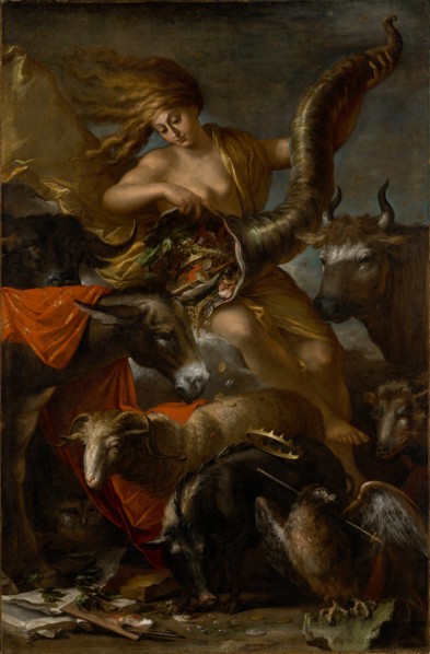 Allegory of Fortune, about 1658-1659. Creator: Salvator Rosa.