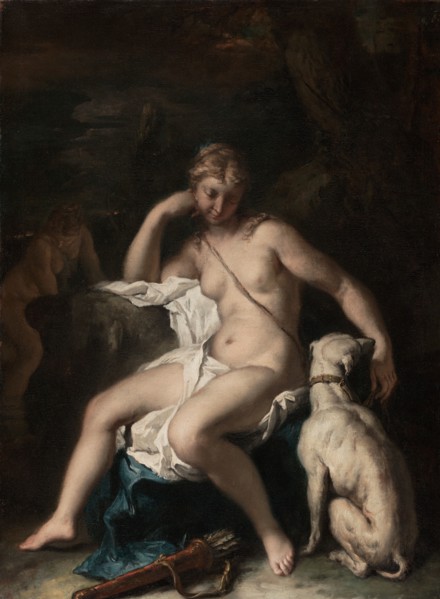 Diana and Her Dog, 1717-1720. Creator: Sebastiano Ricci.