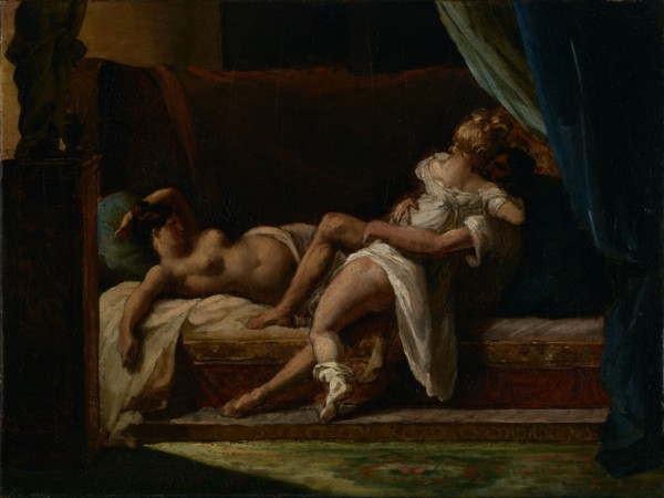 Three Lovers, about 1817-1820. Creator: Theodore Gericault.