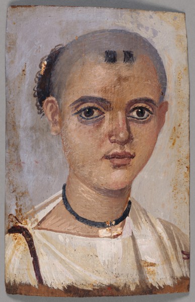 Mummy Portrait of a Youth, A.D. 150-200. Creator: Unknown.