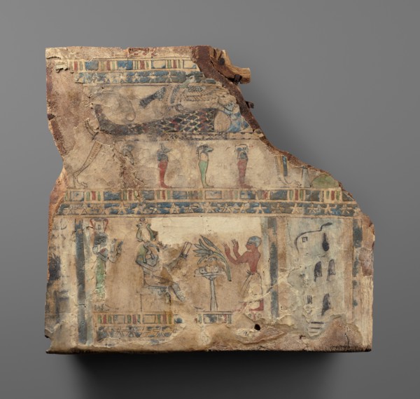 Fragment of a Coffin Lid, 1st century B.C.-1st century A.D.. Creator: Unknown.