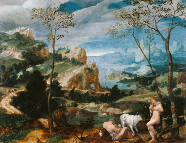 Landscape with Mercury and Argus, about 1570. Creator: Unknown.