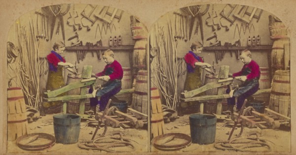 The Young Coopers, about 1860. Creator: London Stereoscopic & Photographic Co.