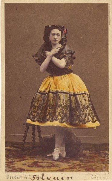 Silvain ballerina, 1862-1866. Creator: Disdéri & Cie..