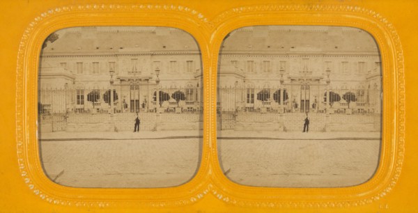 Large building at Amiens, France, 1860s. Creator: E Lamy.