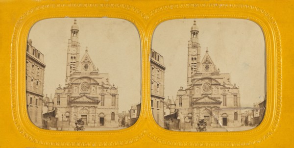Eglise St. Etienne du Mont, 1860s. Creator: E Lamy.