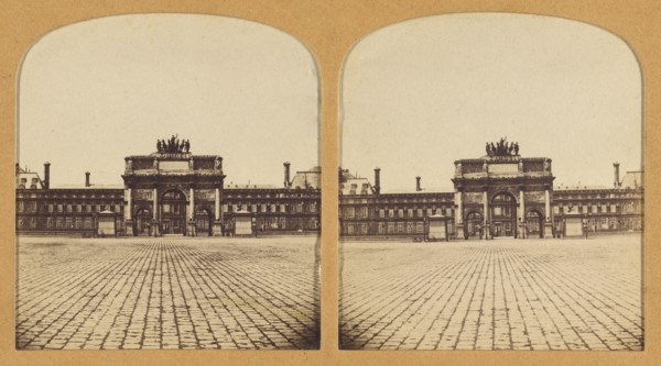 Arc de Carouselle, Paris, France, 1855-1865. Creator: F. Grau.