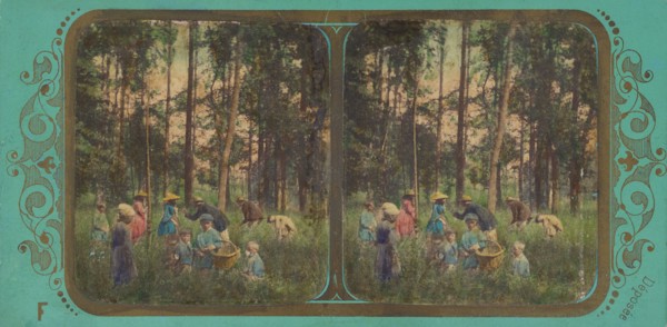 La Chasse aux Coquelicots., about 1855. Creator: Fraget & Viret.