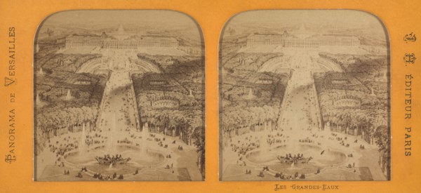 Panorama de Versailles. Les Grandes-Eaux., 1860s. Creator: J. H..