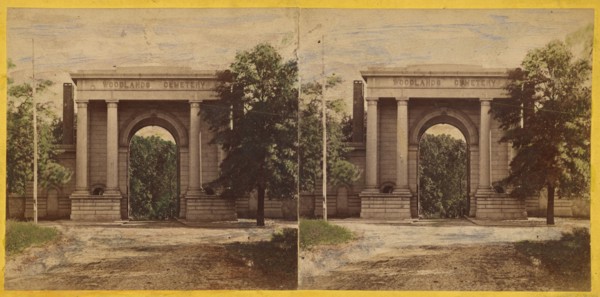 Woodland Cemetery, Philad'a., 1868-1876. Creator: James Cremer.