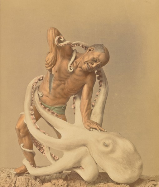 Wood Carving, 1897. Creator: Ogawa Kazumasa.
