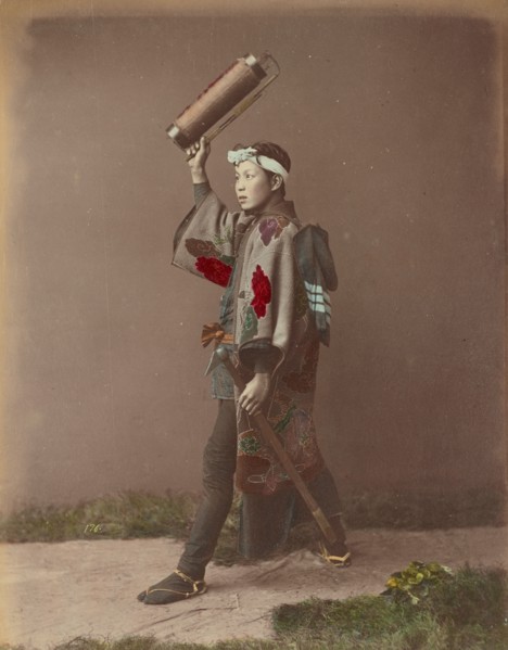 Fire Man, 1870s-1890s. Creator: Kusakabe Kimbei.