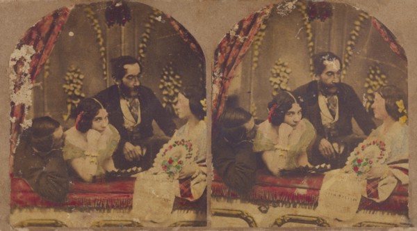 At Laura Keene's, No. 1., 1860s. Creator: New York Stereoscopic Company.