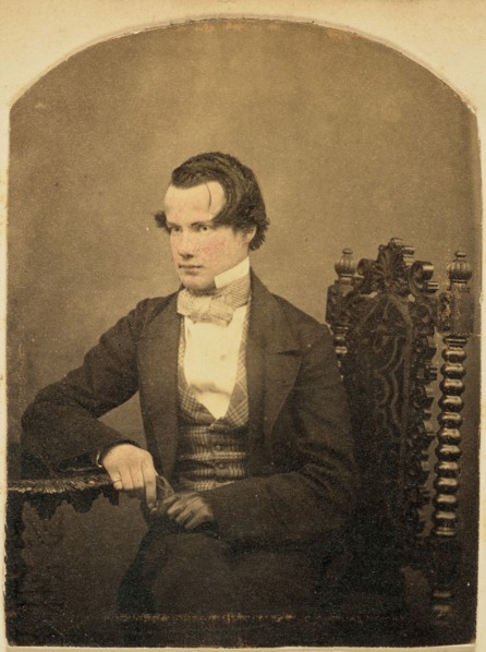 Portrait of a young man, 1850s-1860s. Creator: Unknown.