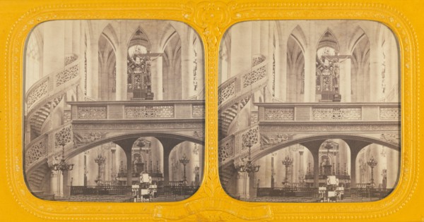 St. Etienne du Mont, Paris, about 1860. Creator: Unknown.