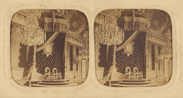 Throne at Versailles, about 1860. Creator: Unknown.