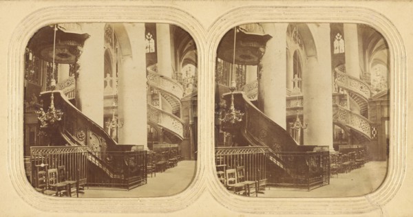 Paris. St. Etienne du Mont., about 1860. Creator: Unknown.