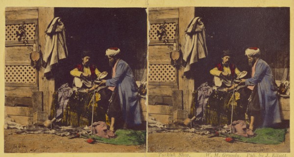 Turkish Shop., 1857-1859. Creator: William Morris Grundy.