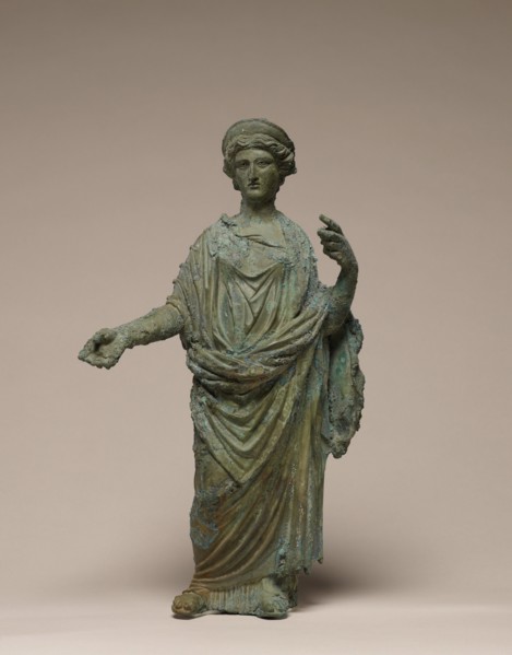 Statuette of a Goddess, probably Ceres or Juno, A.D. 50-75. Creator: Unknown.