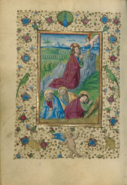 The Agony in the Garden; Book of Hours, about 1460. Creator: Unknown.