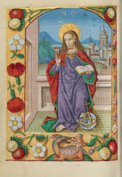 Salvator Mundi; Book of Hours, early 16th century. Creator: Unknown.