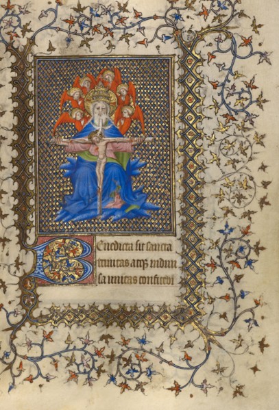 The Trinity; Book of Hours, about 1410. Creator: Unknown.