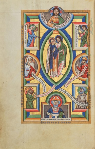 The Assumption of the Virgin; Stammheim Missal, probably 1170s. Creator: Unknown.