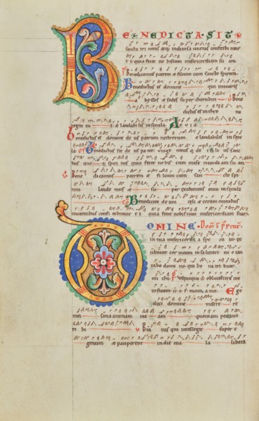 Decorated Initial B; Decorated Initial D; Stammheim Missal, probably 1170s. Creator: Unknown.