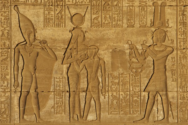 Roman Birth House of Mammisi, Temple complex, Dendera, Egypt, 68-117 AD.  Creator: Unknown.