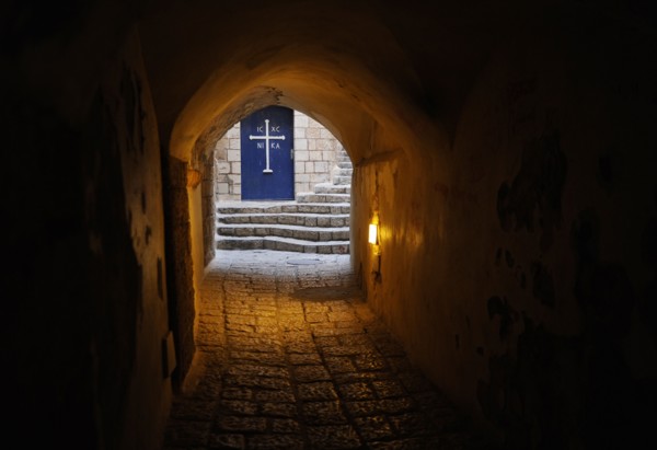 Late afternoon, a street in the old town, Jaffa, Israel, 2013. Creator: LTL.
