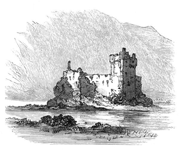 The Land of Lorne: Kilchurn Castle, Loch Awe, 1871. Creator: Unknown.