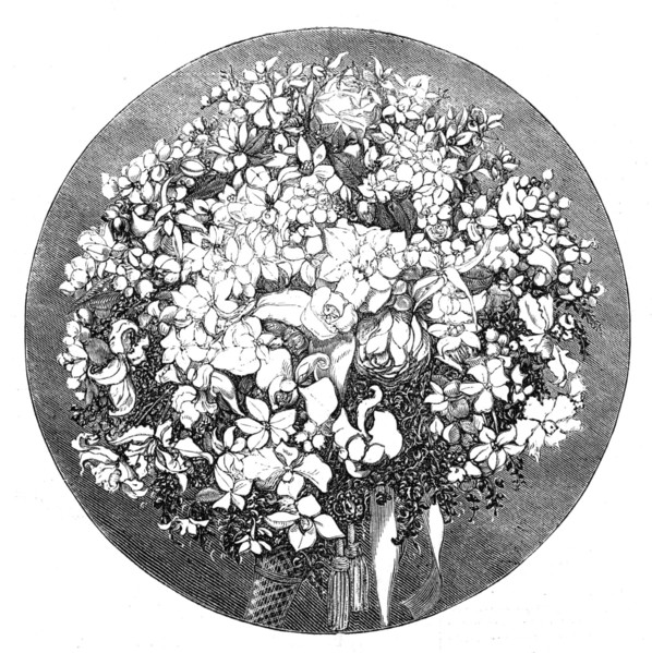 Marriage of Princess Louise: the Bride's Bouquet, 1871. Creator: Unknown.