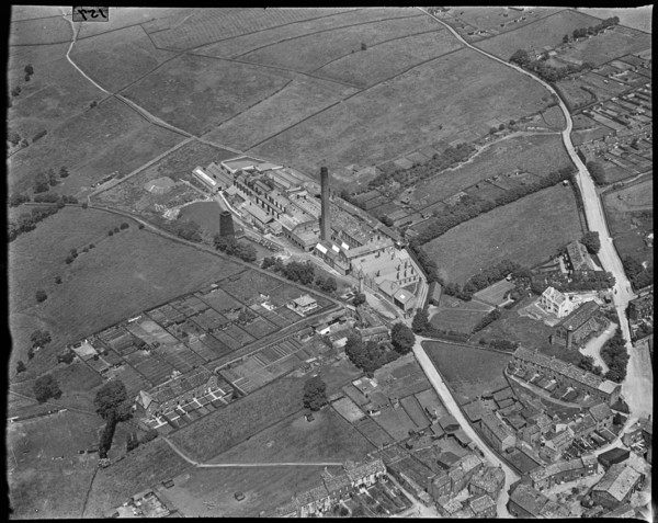 The Scott and Rhodes Banksfield Dye Works, Yeadon, West Yorkshire, c1930s. Creator: Arthur William Hobart.
