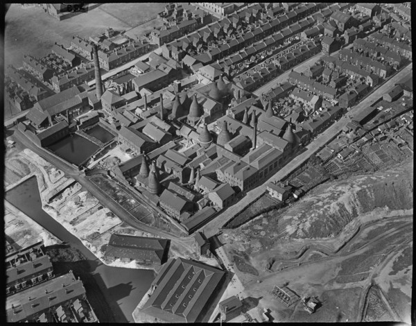 Wood and Sons Trent and New Wharf Potteries, Burslem, Staffordshire, c1930s. Creator: Arthur William Hobart.